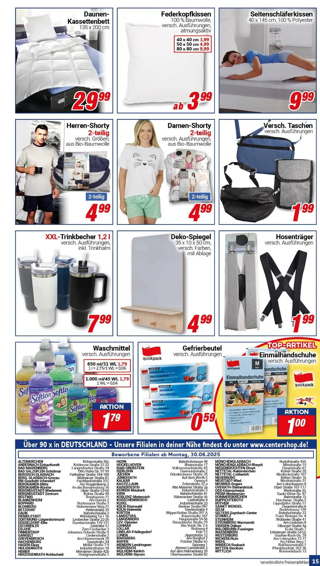 CENTERSHOP Prospekt - Sayfa 3 / 20