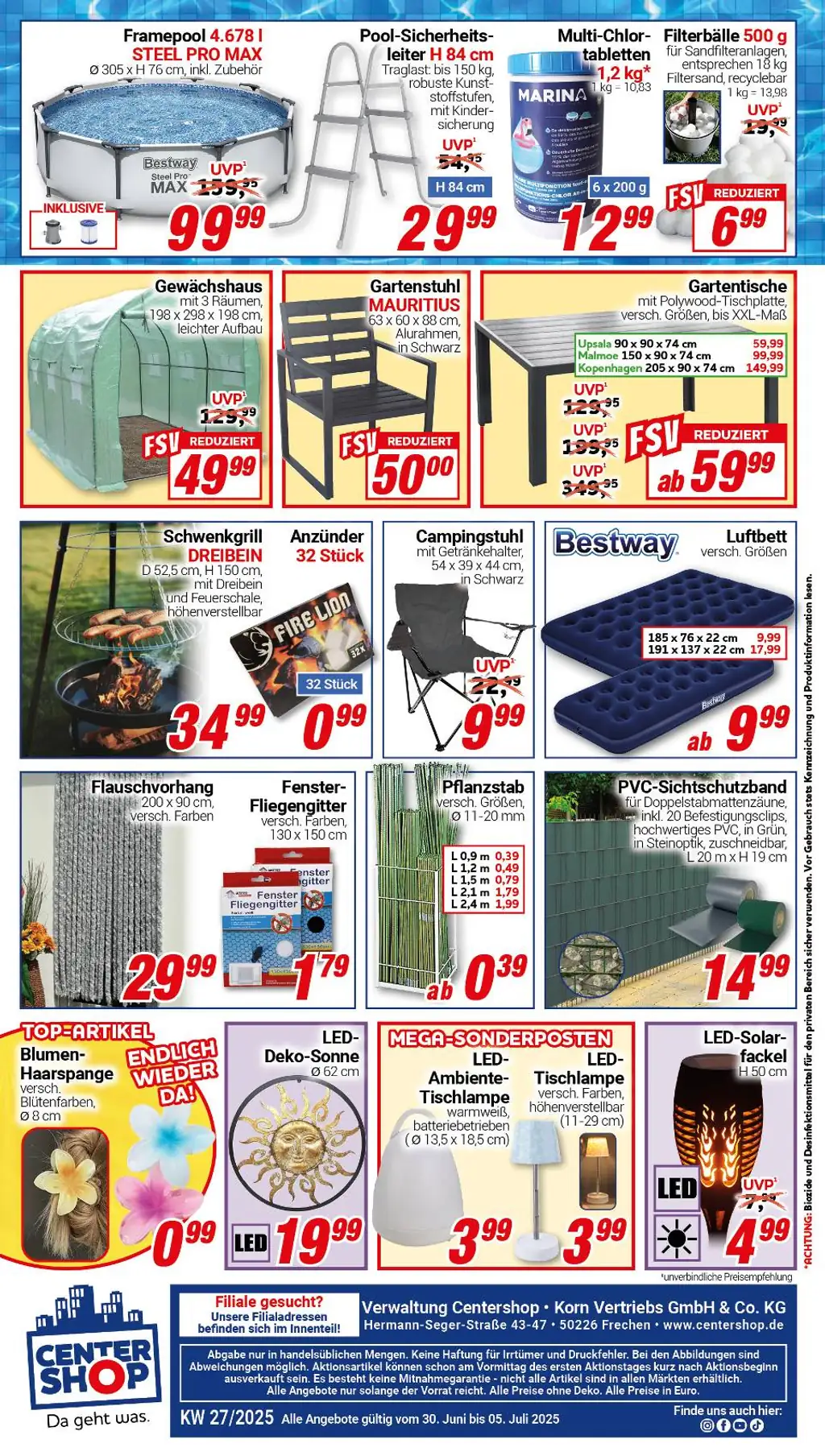 CENTERSHOP Prospekt - Sayfa 4 / 20