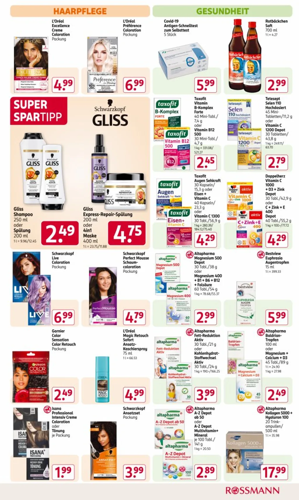 Rossmann Prospekt ab 03.02.2025 (Montag)