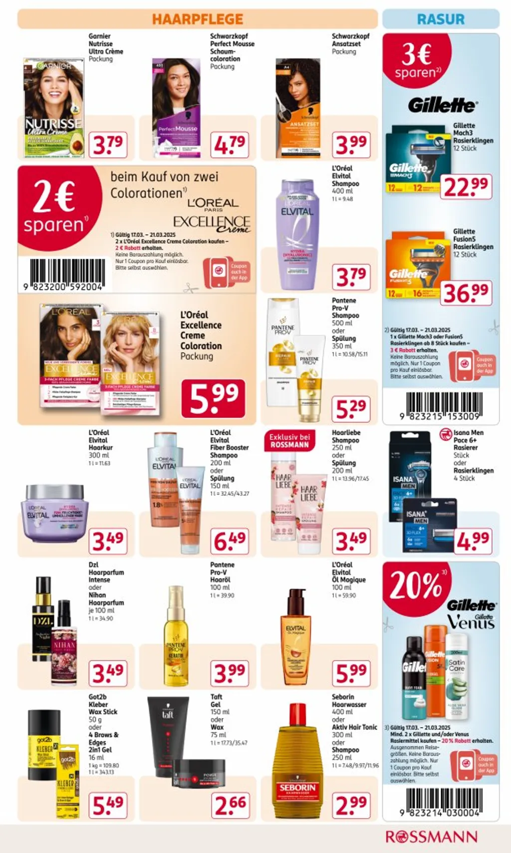 Rossmann Prospekt ab 17.03.2025 (Montag)