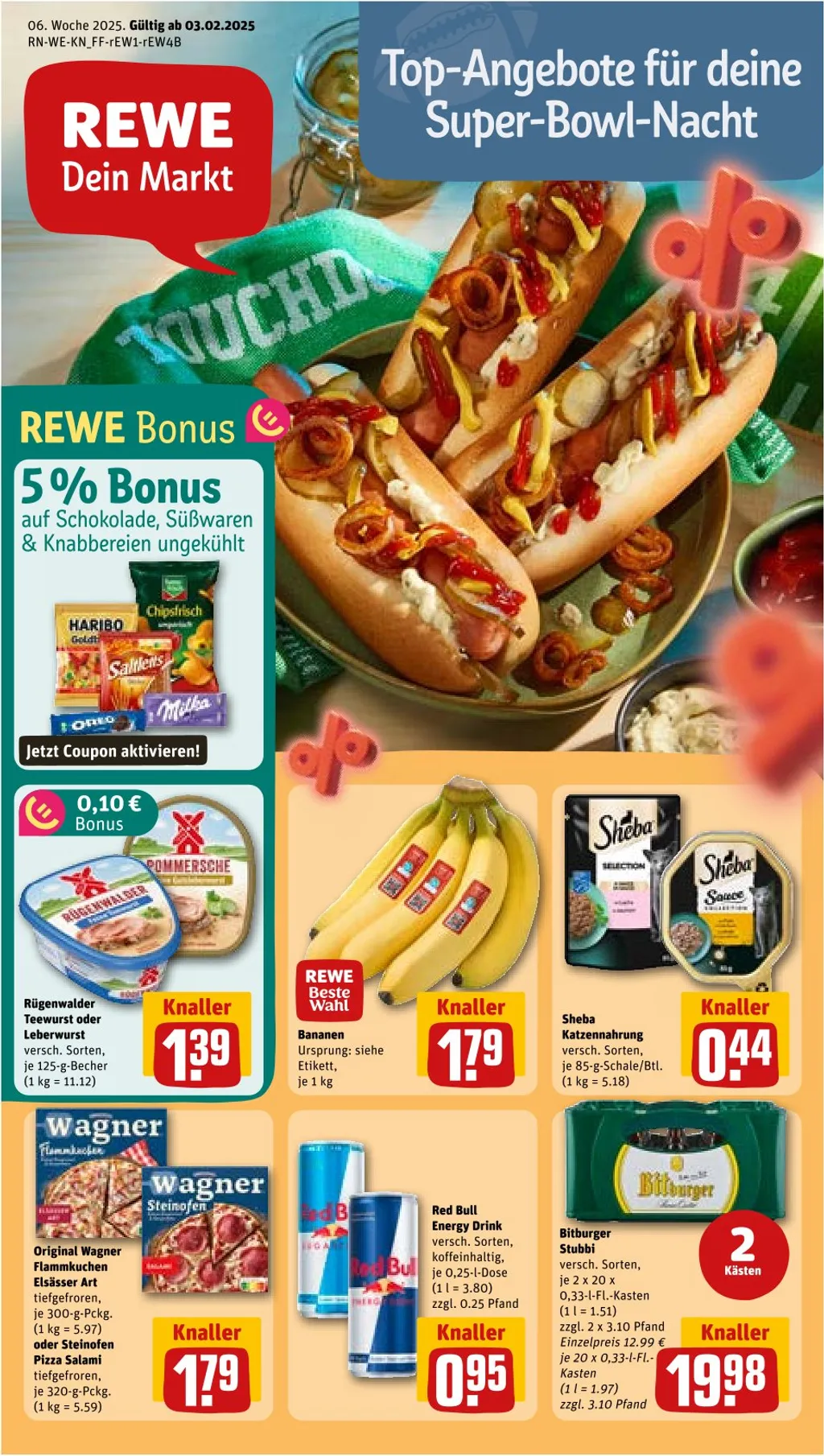 Rewe Prospekt ab 03.02.2025 Montag