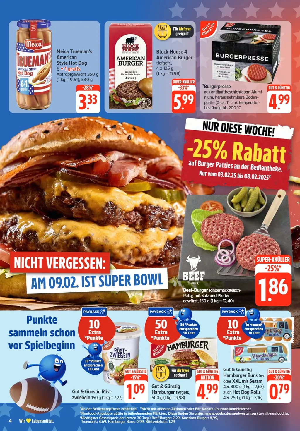 Edeka Südwest Prospekt ab 03.02.2025 Montag