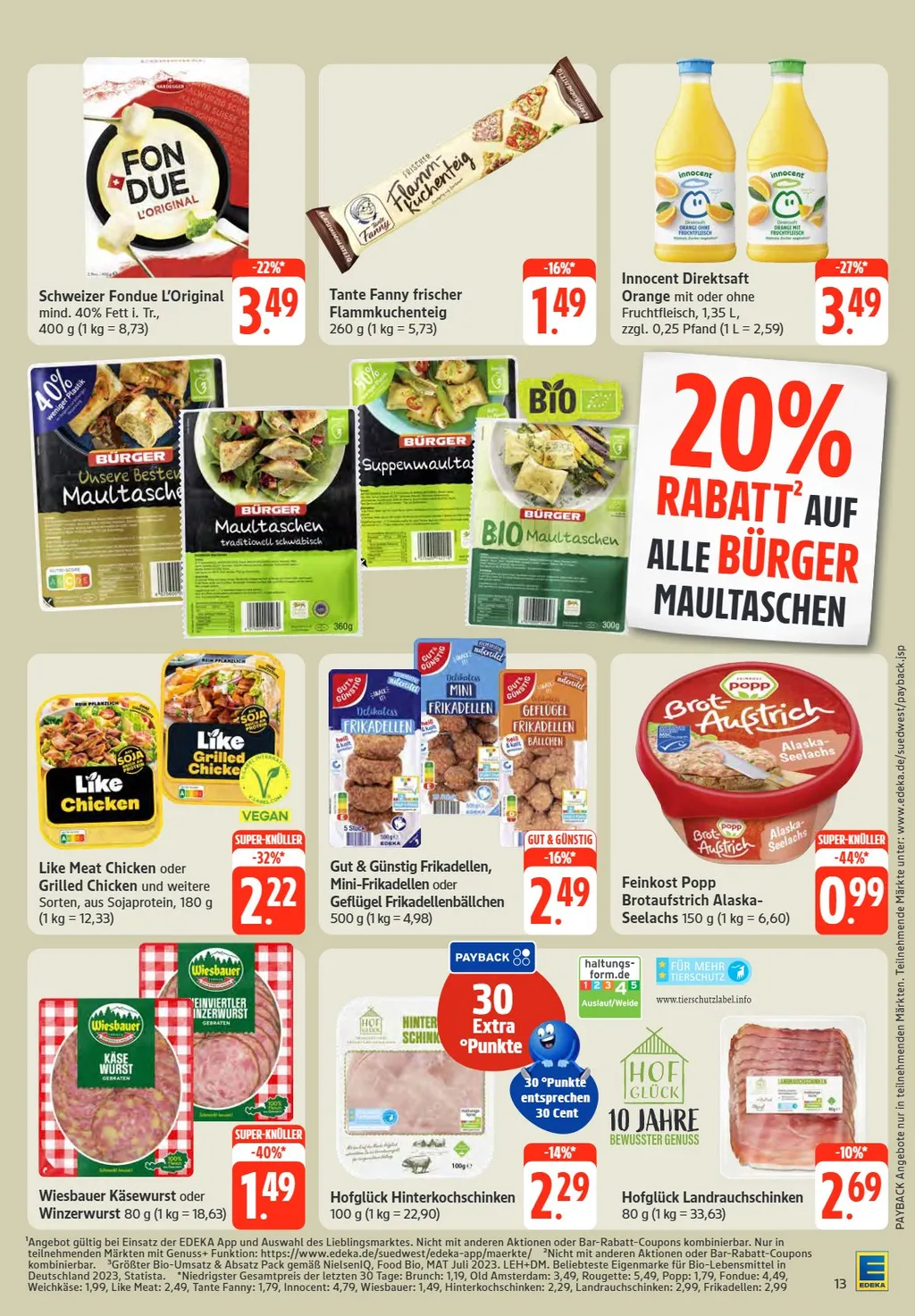 Edeka Südwest Prospekt ab 03.02.2025 Montag