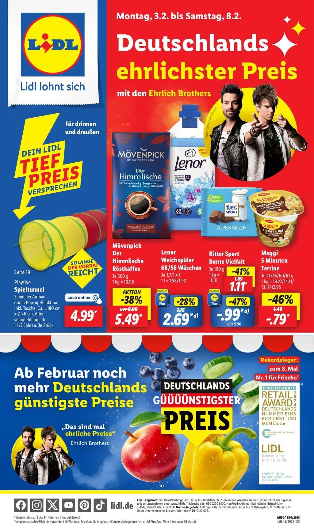 Lidl Prospekt ab 03.02.2025 (Montag)