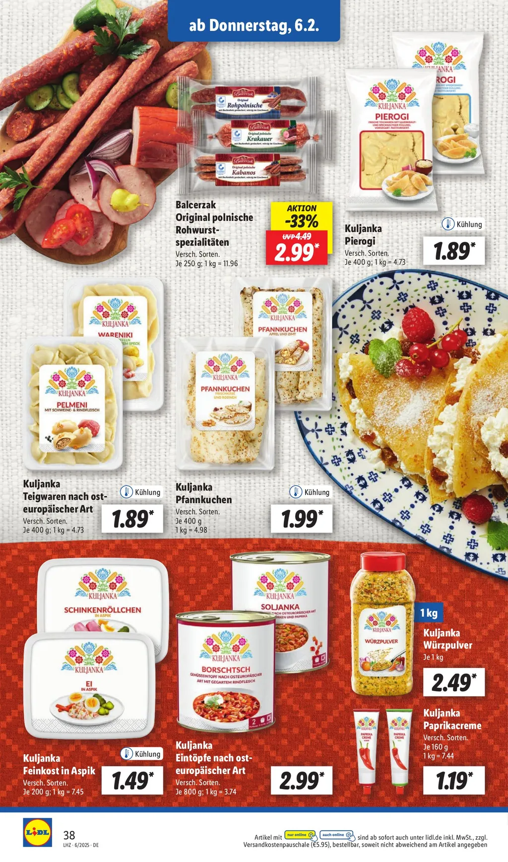 Lidl Prospekt ab 03.02.2025 (Montag)