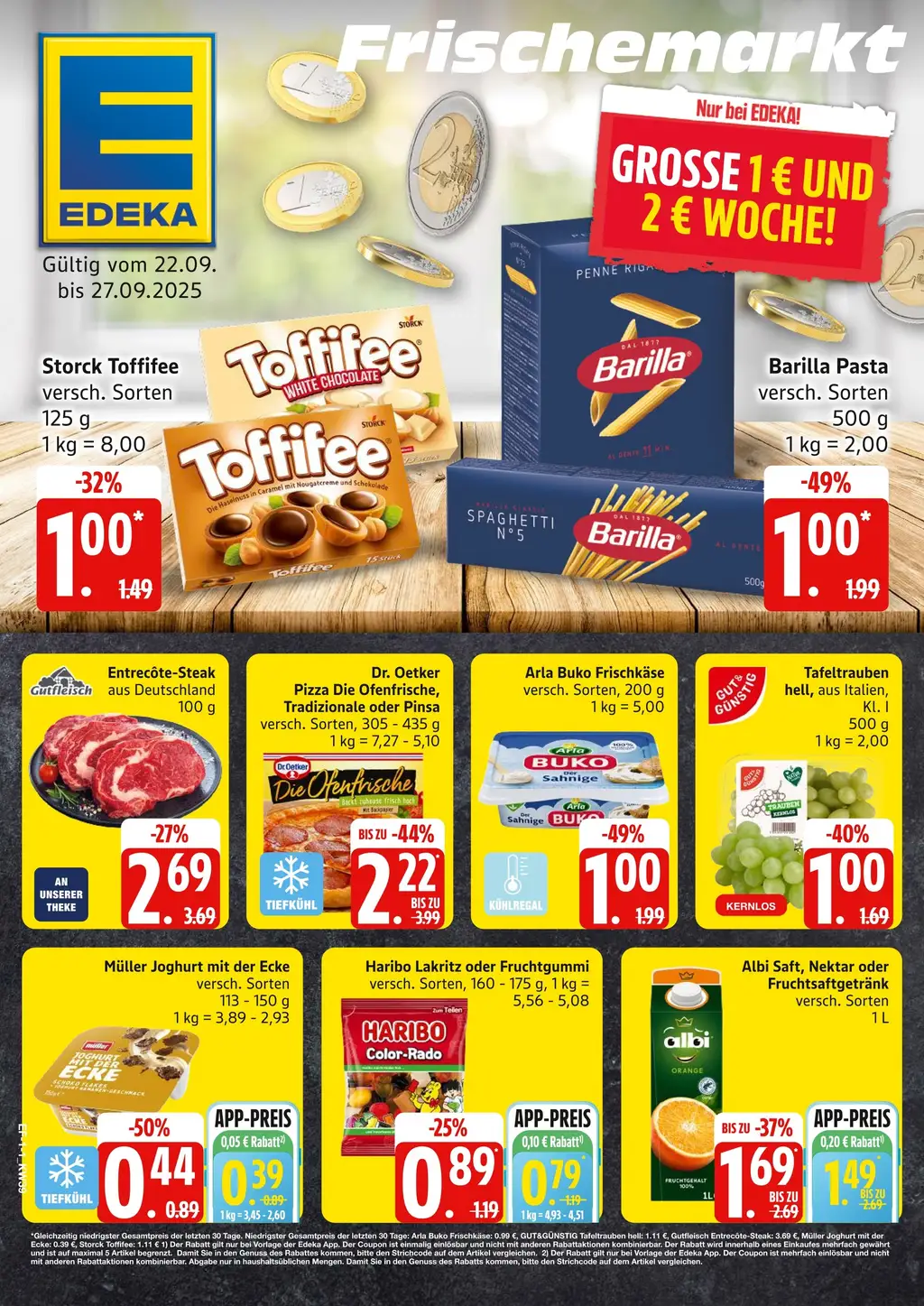 EDEKA Frischemarkt Prospekt - Seite 1