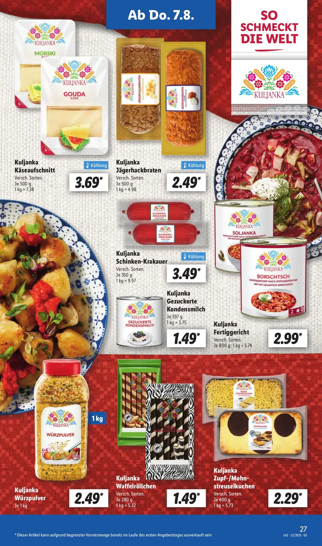 Lidl Prospekt Angebote - Sayfa 1 / 62