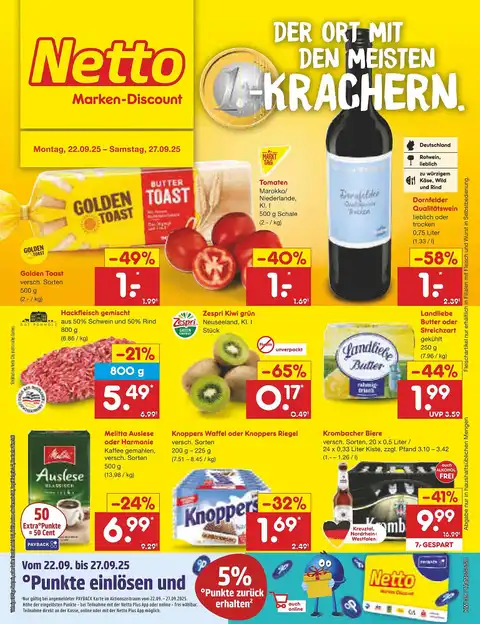 Netto Marken-Discount Prospekt Angebote - Seite 1