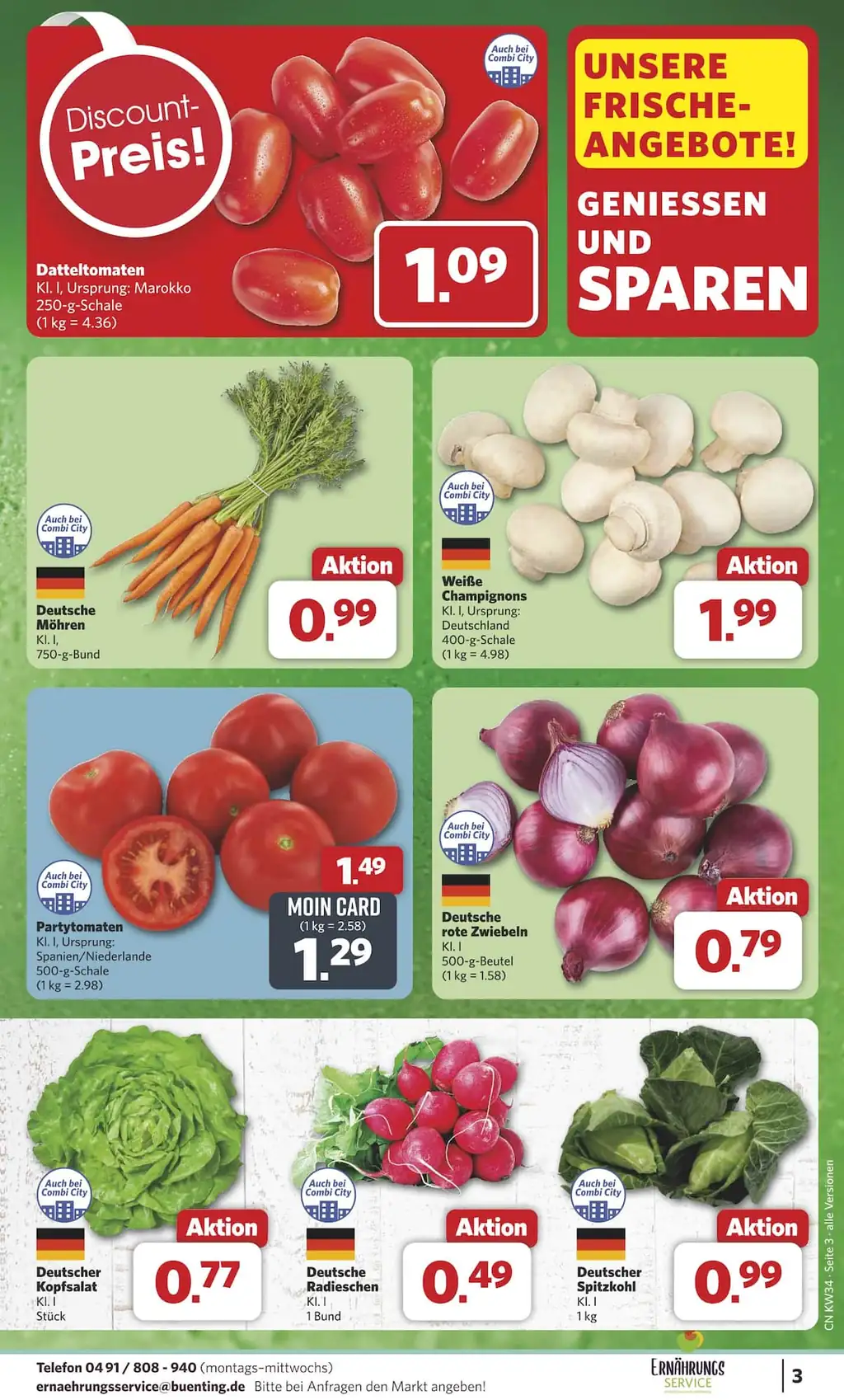 Combi Prospekt - Sayfa 3 / 36