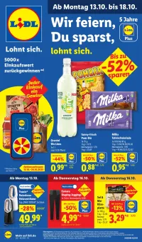 Vorschau auf den Lidl-Prospekt für diese Woche (13.10.2025–17.10.2025)