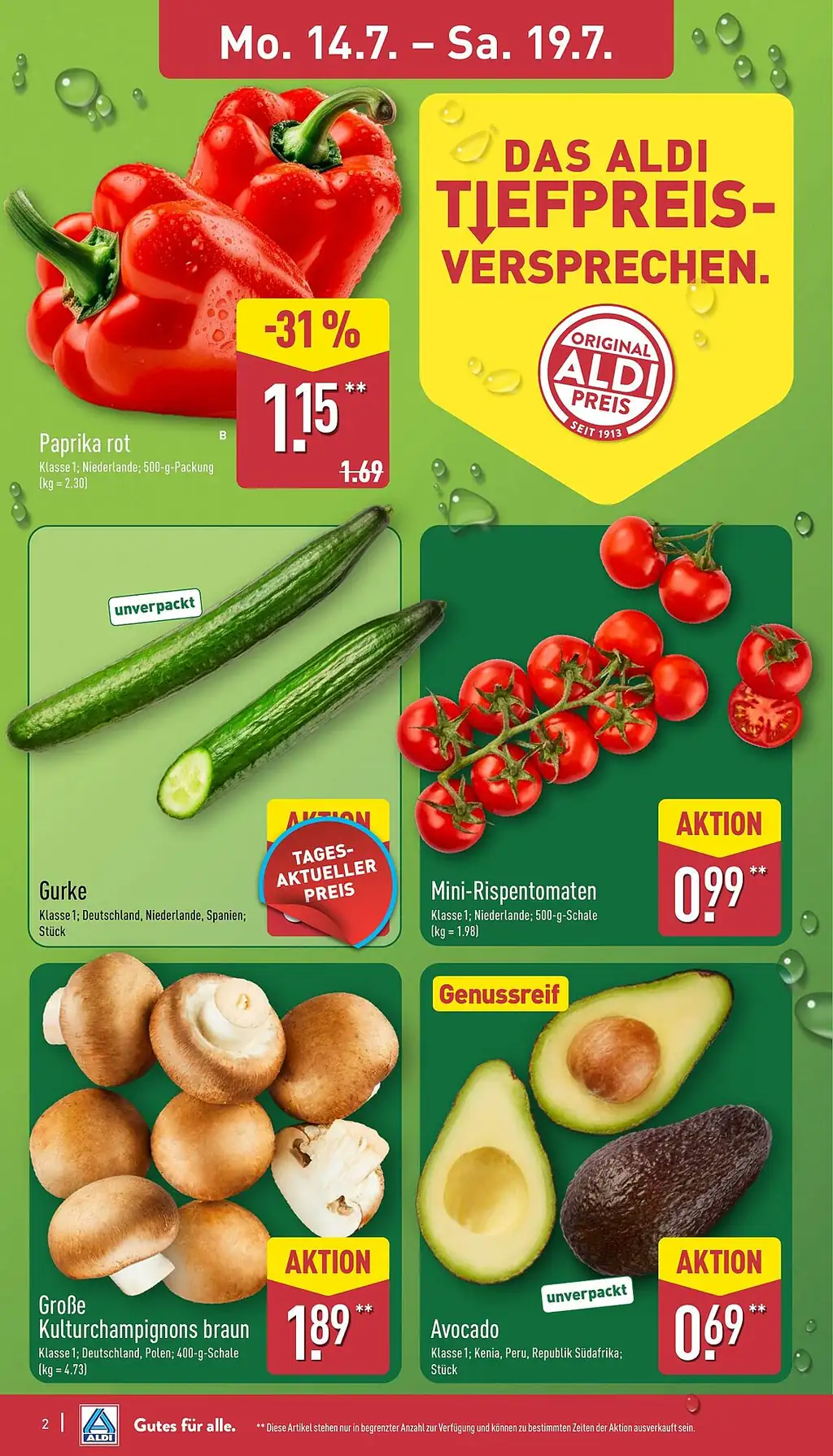 Aldi Nord Prospekt - Sayfa 2 / 45