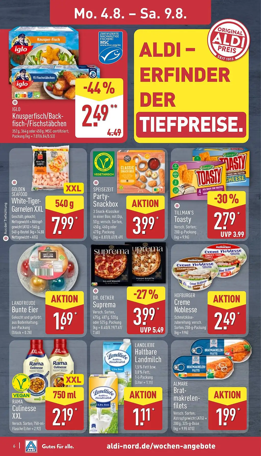 Aldi Nord Prospekt Angebote - Sayfa 6 / 44