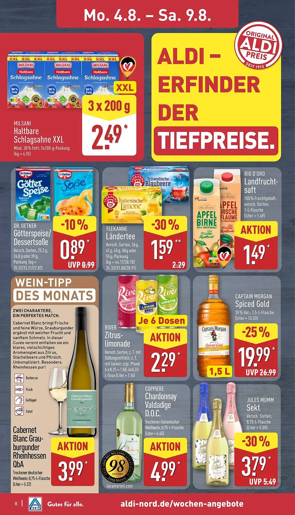 Aldi Nord Prospekt Angebote - Sayfa 2 / 44