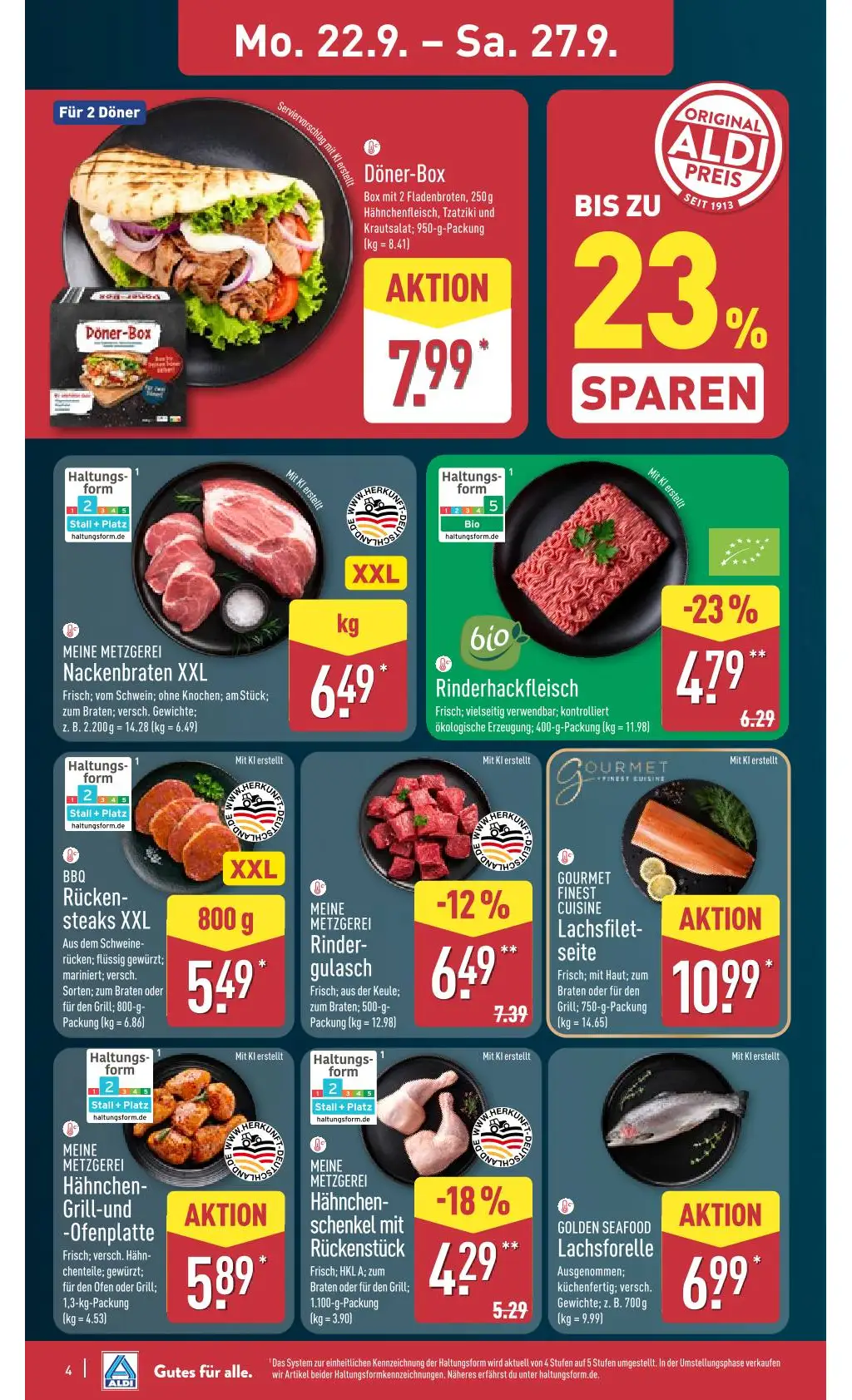 Aldi Nord Prospekt - Seite 1