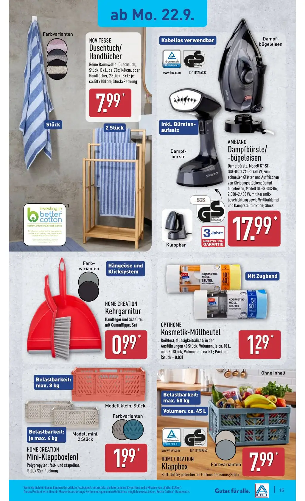 Aldi Nord Prospekt - Seite 1