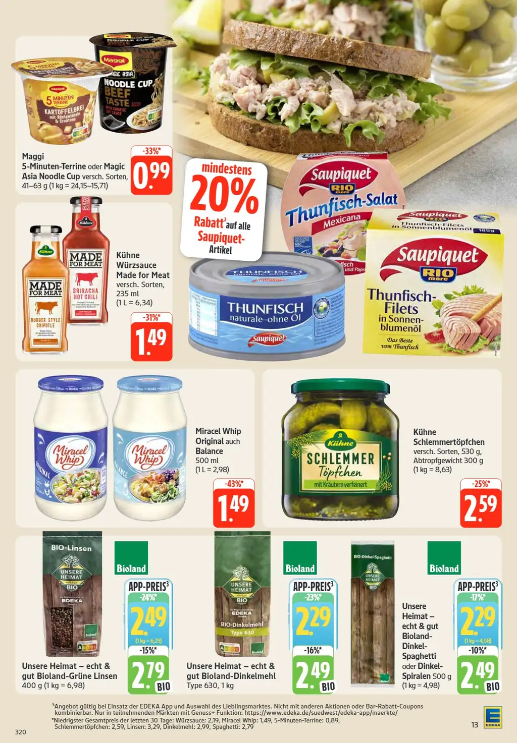 Edeka Südwest Angebote - Sayfa 3 / 52