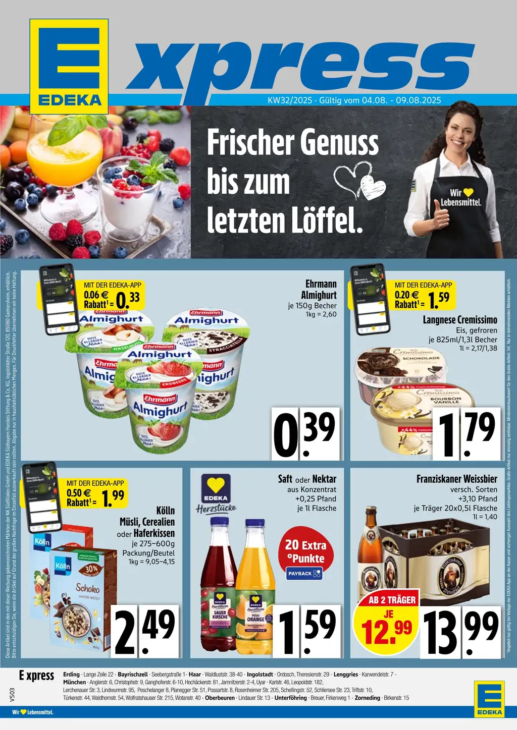 Edeka Xpress Prospekt - Sayfa 1 / 4