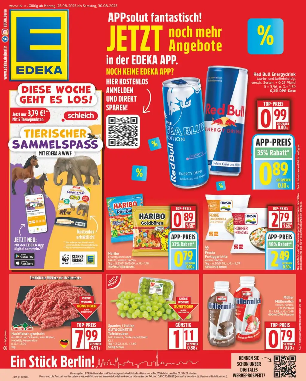 Edeka Berlin Prospekt - Sayfa 1 / 18