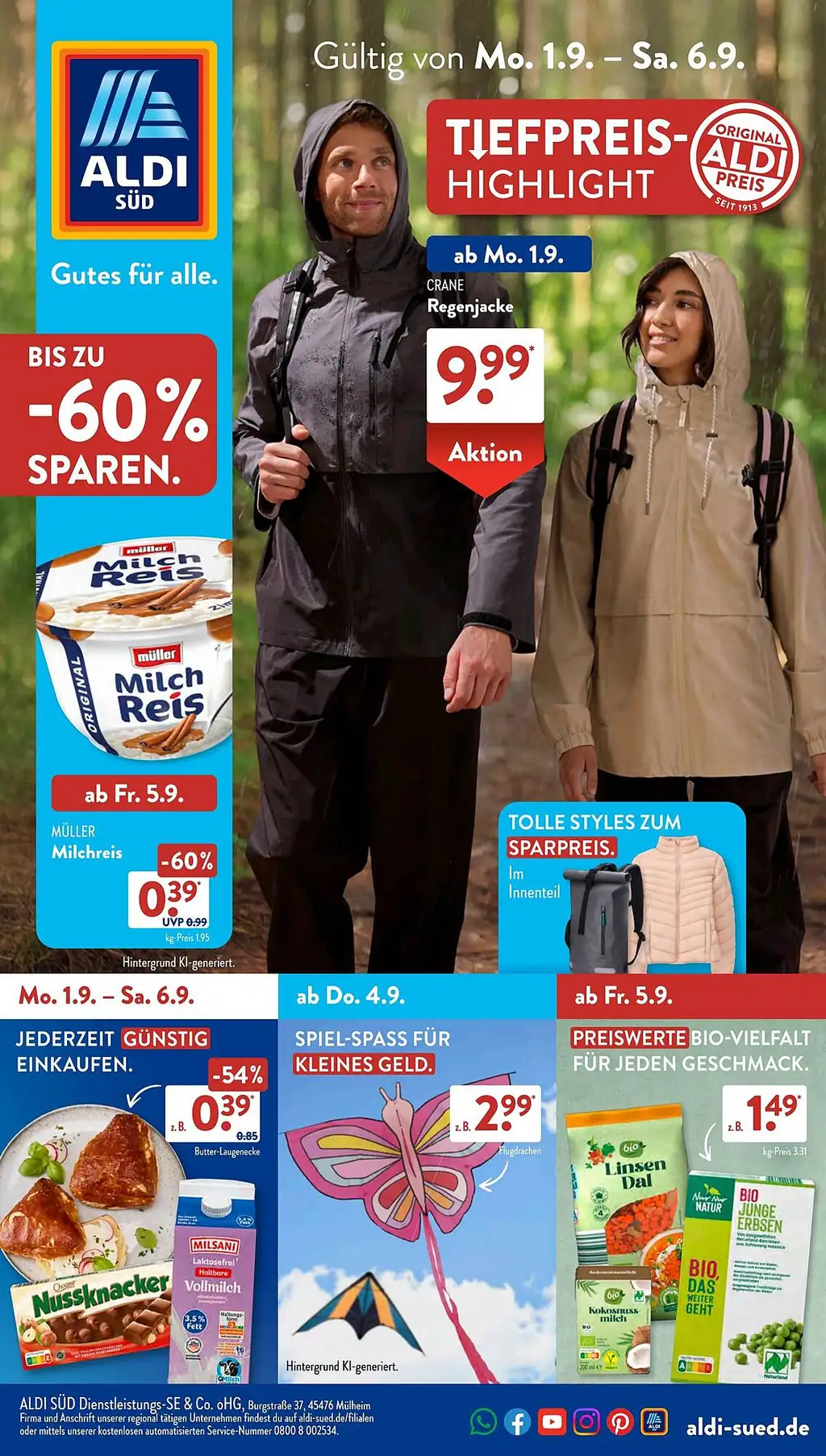 Aldi Süd Prospekt - Sayfa 1 / 45