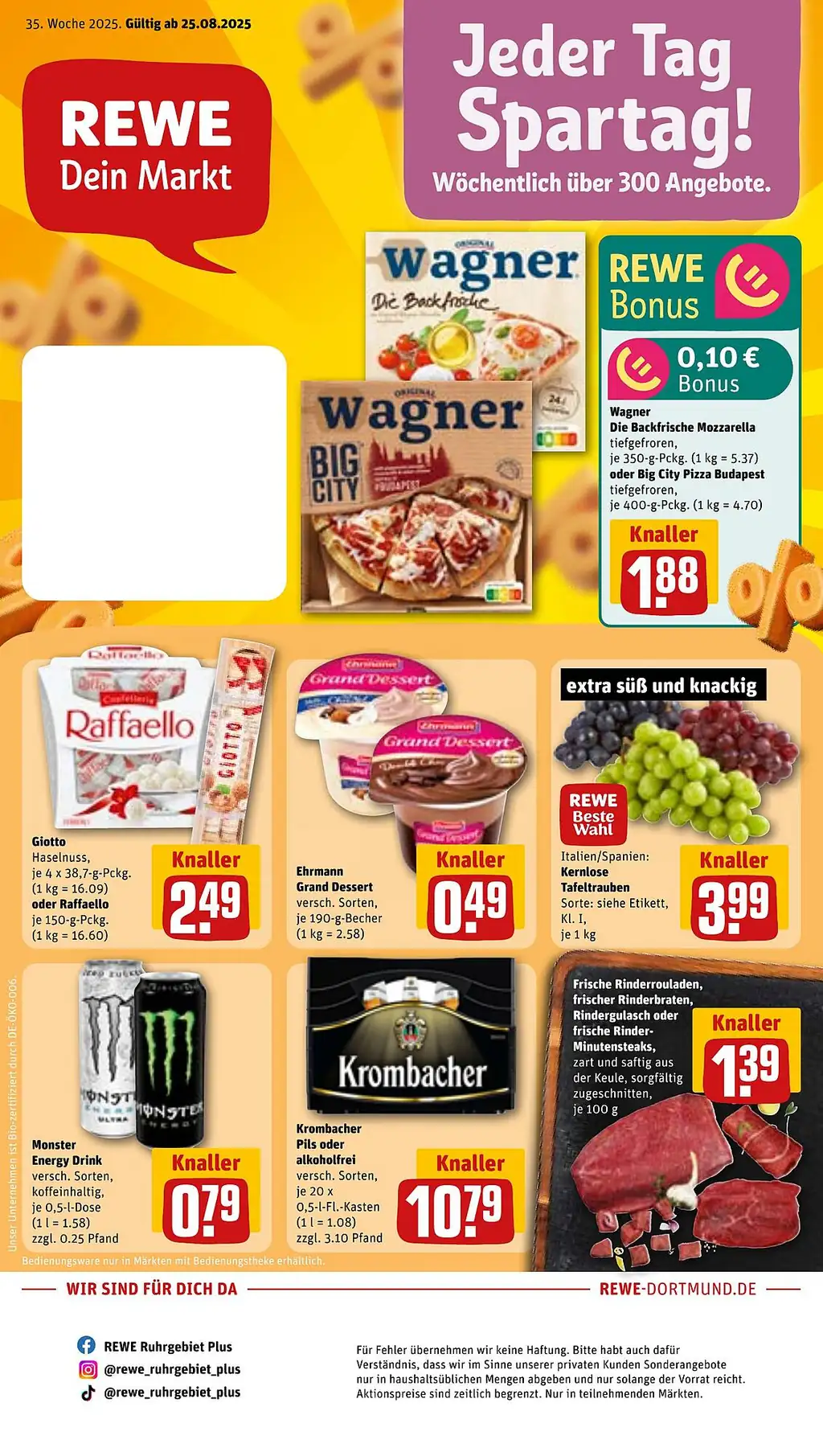 REWE Prospekt - Sayfa 1 / 32