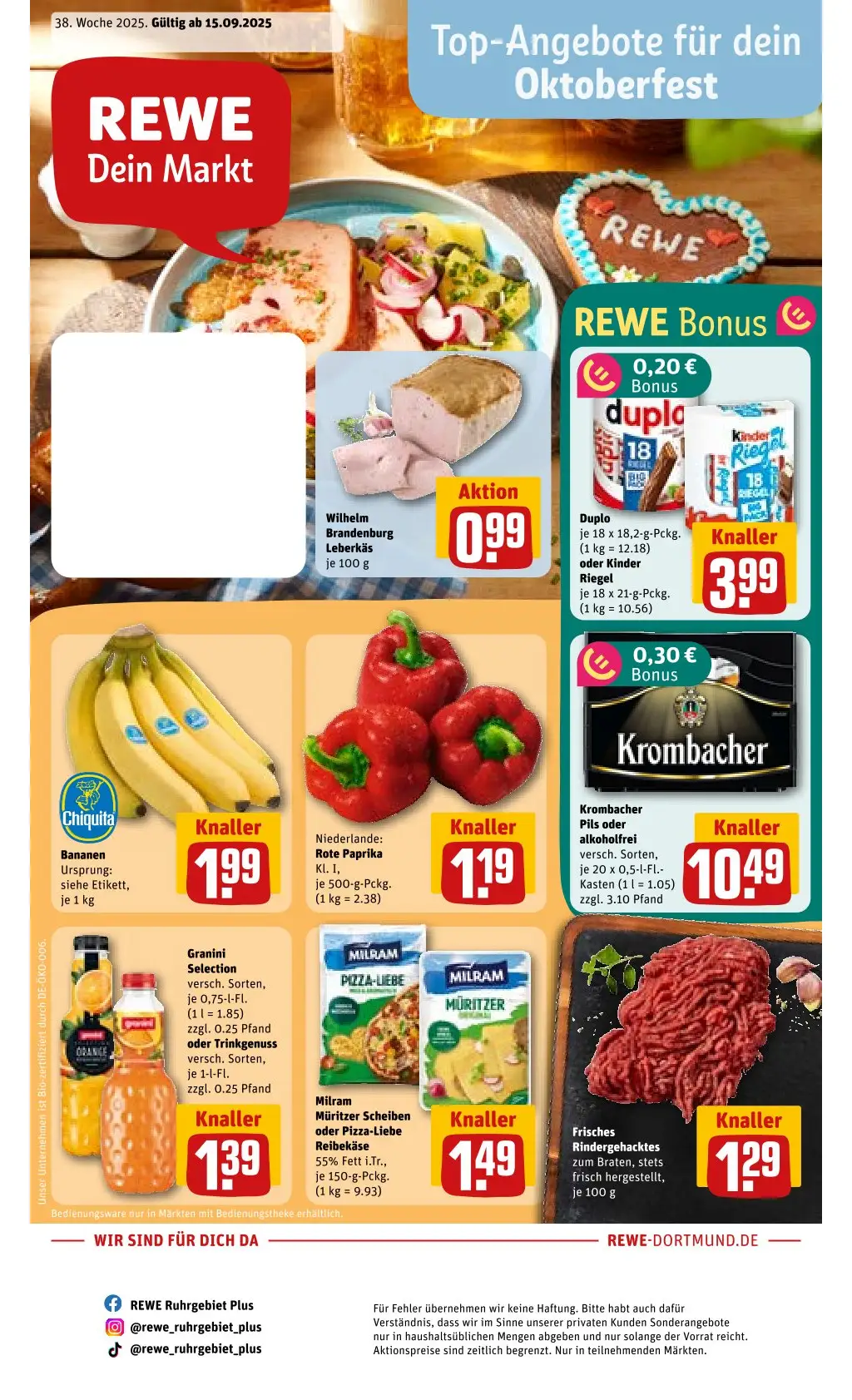 REWE Prospekt Angebote - Seite 1