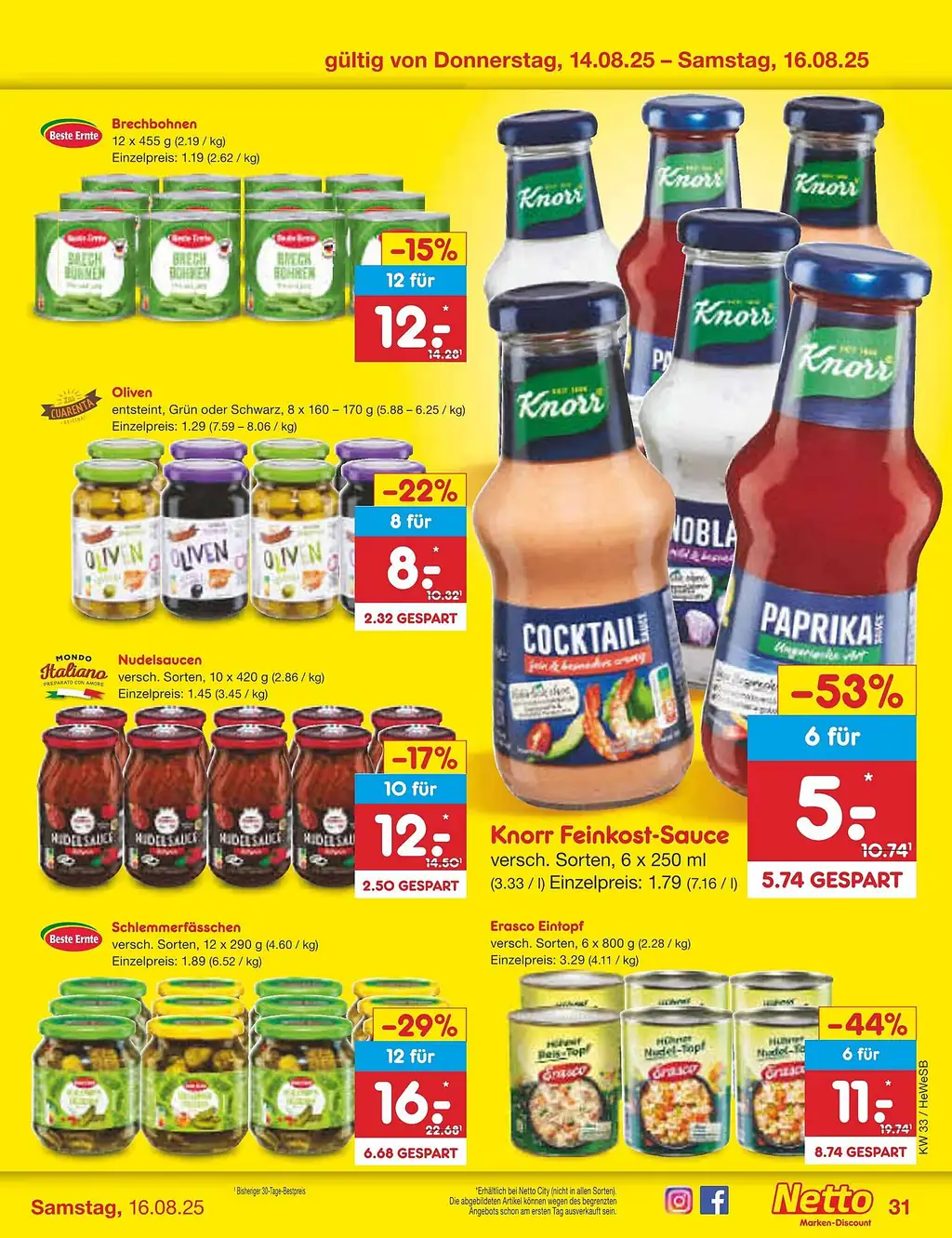 Netto Marken-Discount Prospekt Angebote - Sayfa 1 / 61