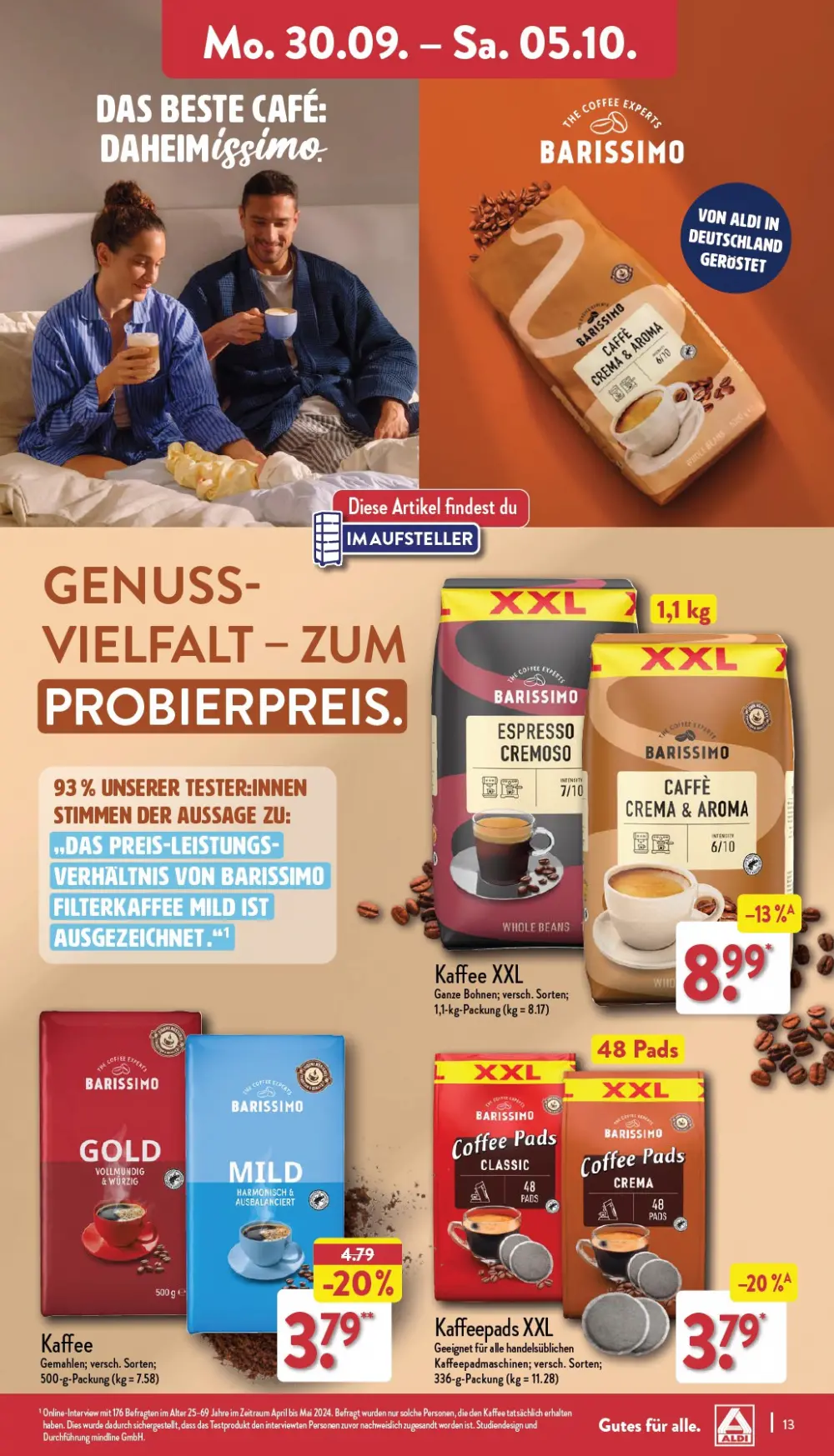 Aldi Nord Prospekt Ab 30.09.2024 Montag 13 seite