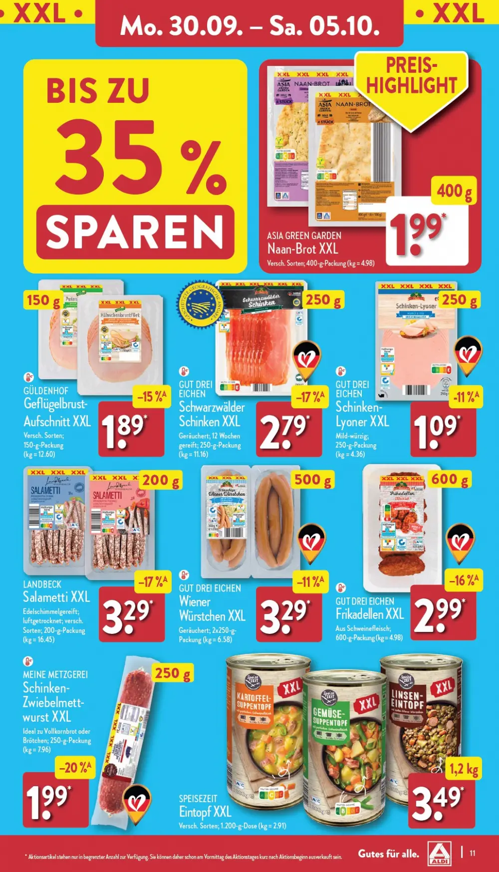 Aldi Nord Prospekt Ab 30.09.2024 Montag 11 seite