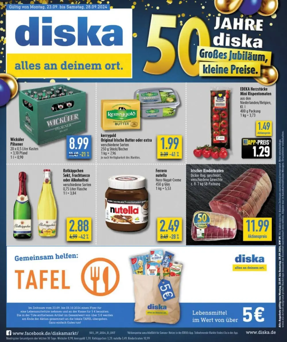 Diska Prospekt Ab 23.09.2024 Montag 1 seite