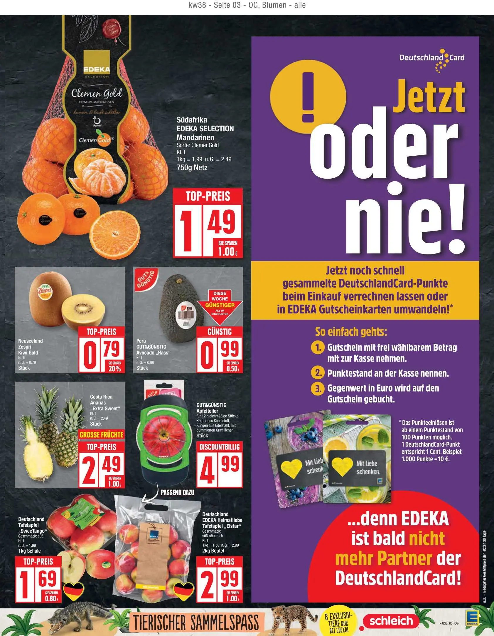 Edeka Prospekt Ab 16.09.2024 Montag 3 seite