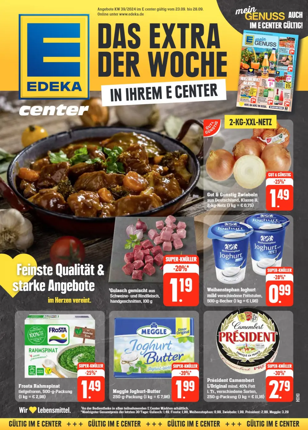 Edeka Südwest Prospekt Ab 23.09.2024 Montag 29 seite