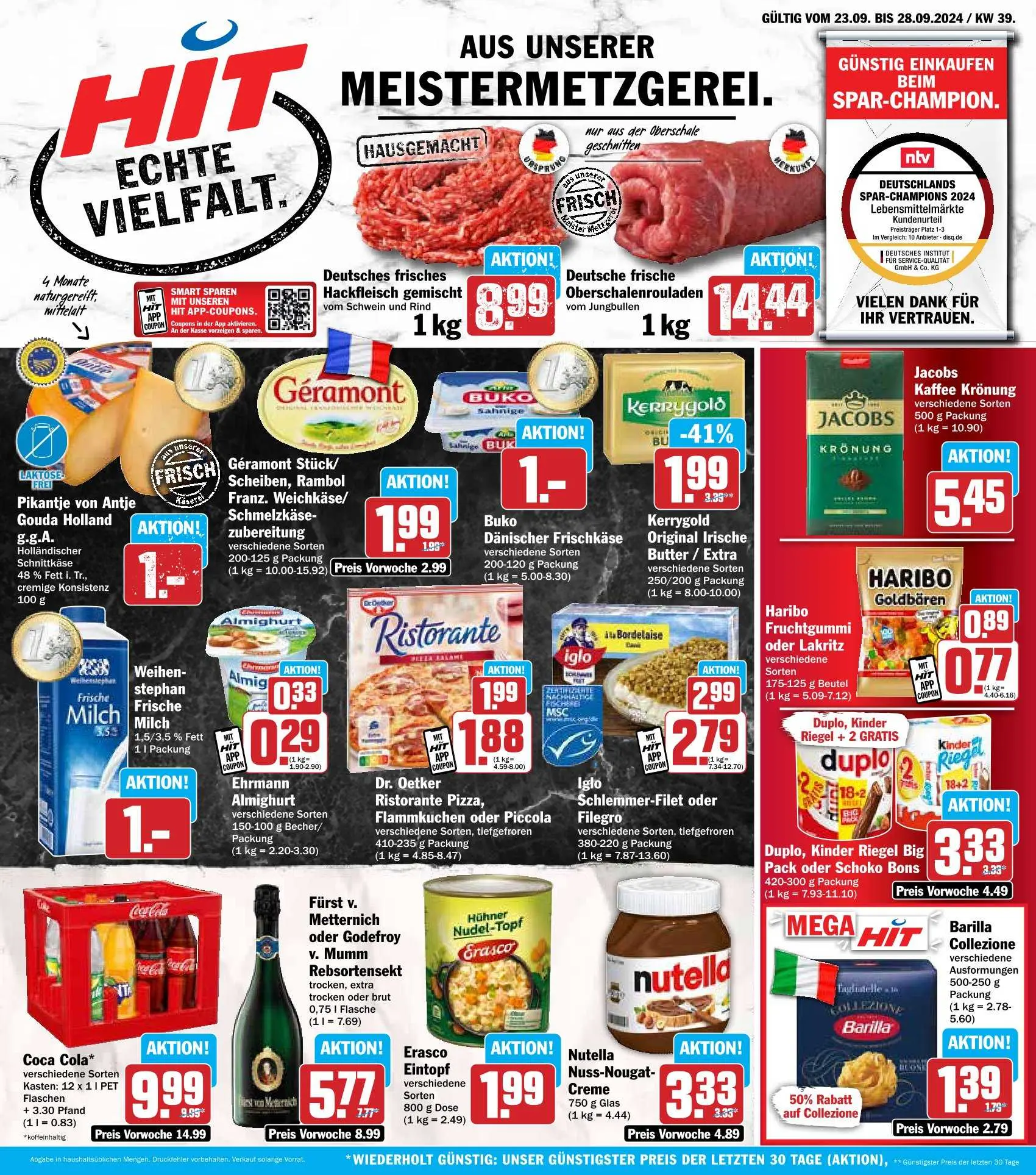 Hit Prospekt Ab 23.09.2024 Montag 1 seite