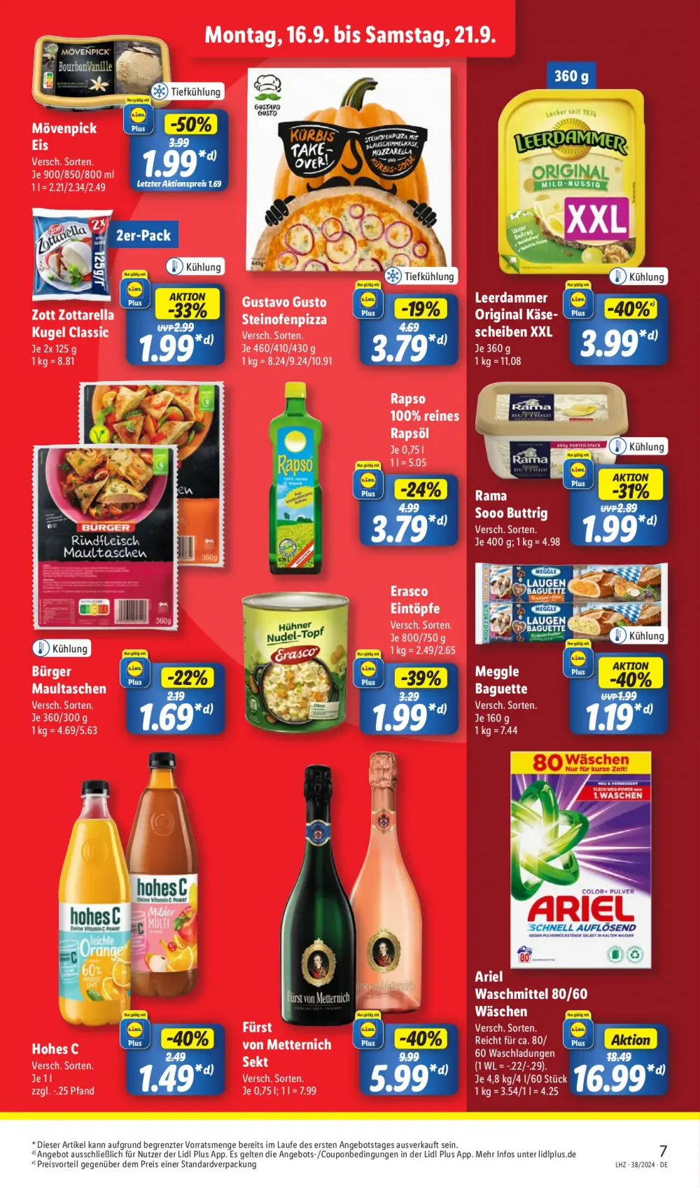 Lidl Prospekt Ab 16.09.2024 Montag 9 seite