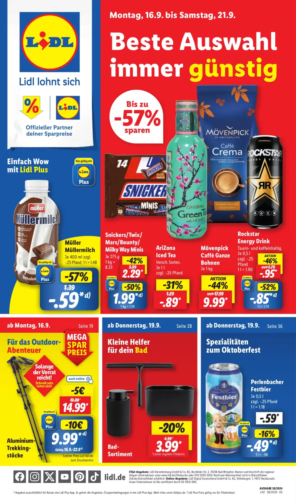 Lidl Prospekt Ab 16.09.2024 Montag 1 seite