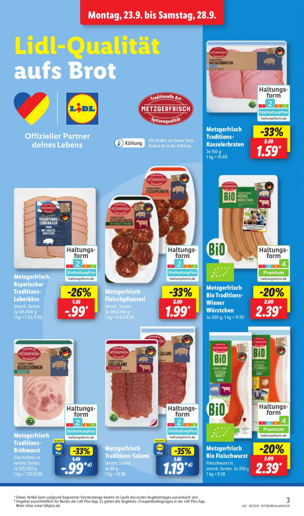 Lidl Prospekt Ab 23.09.2024 Montag 3 seite