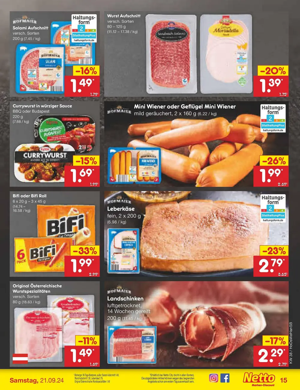 Netto Marken-Discount Prospekt Ab 16.09.2024 Montag 15 seite