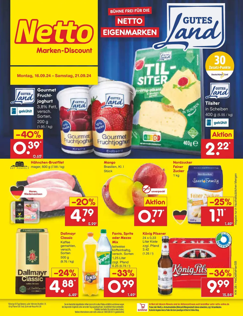 Netto Marken-Discount Prospekt Ab 16.09.2024 Montag 1 seite