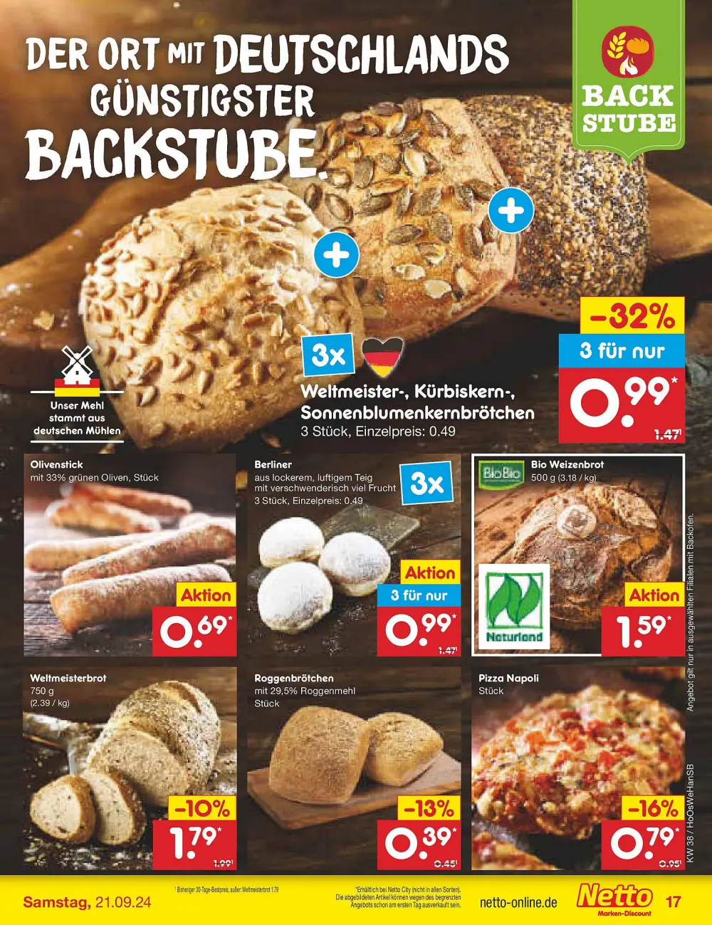 Netto Marken-Discount Prospekt Ab 16.09.2024 Montag 21 seite