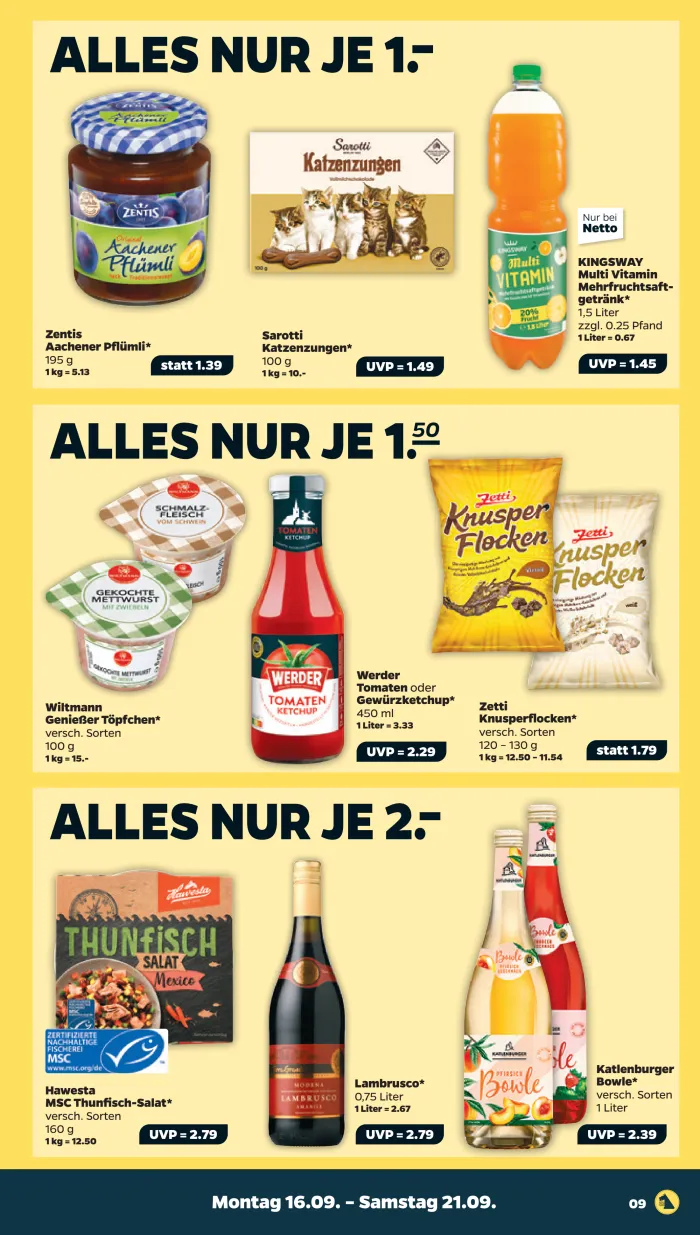 NETTO Prospekt Ab 16.09.2024 Montag 9 seite