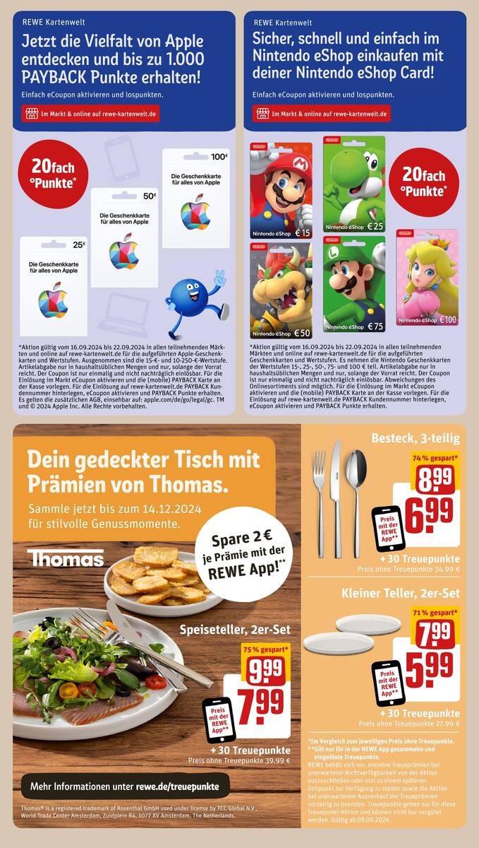 Rewe Köln Prospekt Ab 16.09.2024 Montag 21 seite