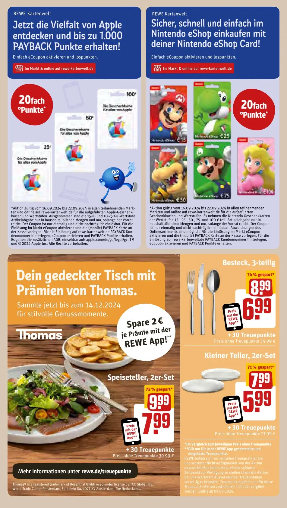 REWE Prospekt Ab 16.09.2024 Montag 27 seite