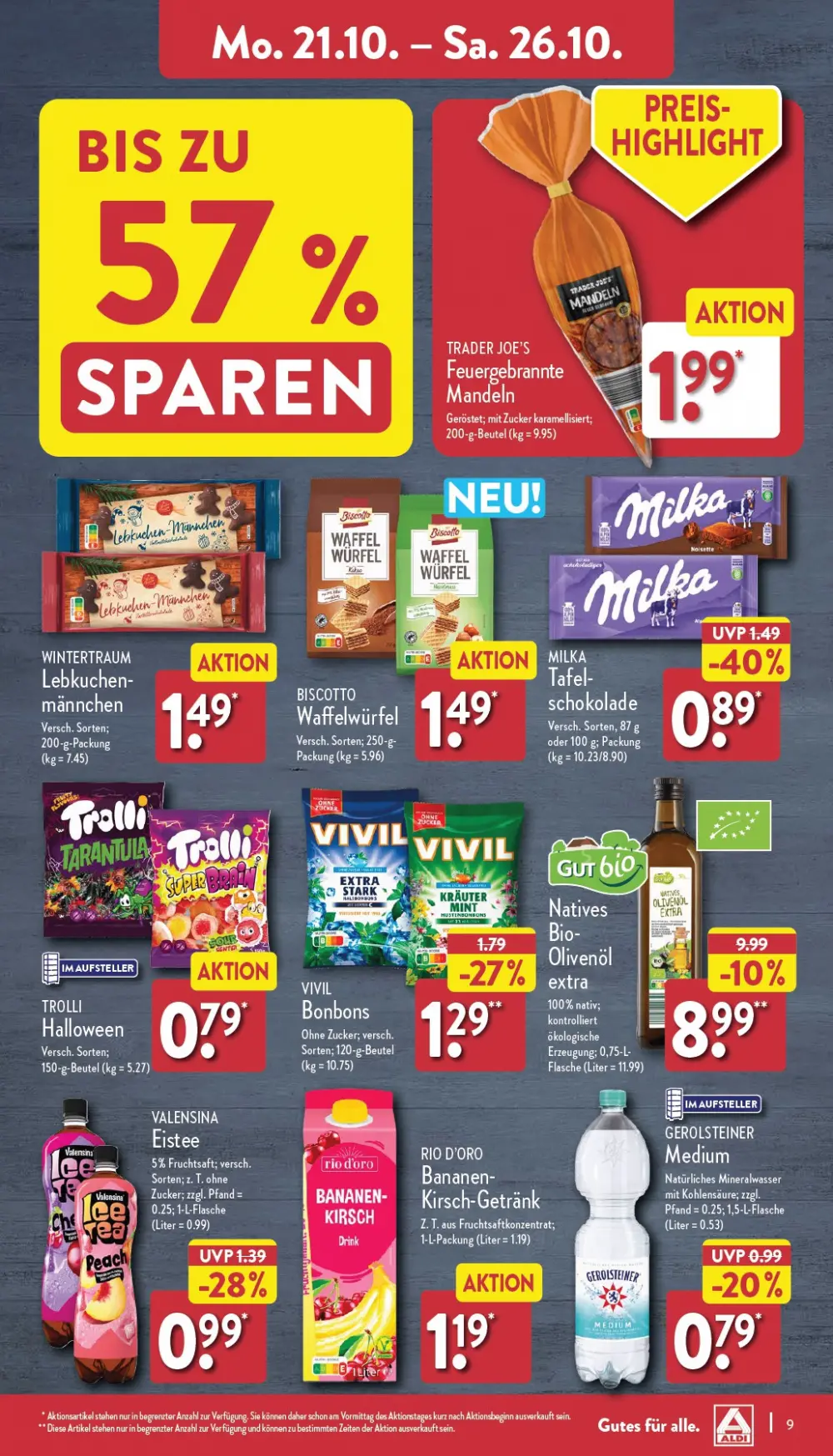 Aldi Nord Prospekt Ab 21.10.2024 Montag 9 seite