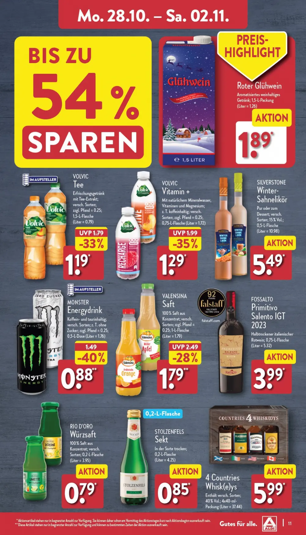 Aldi Nord Prospekt Ab 28.10.2024 Montag 11 seite