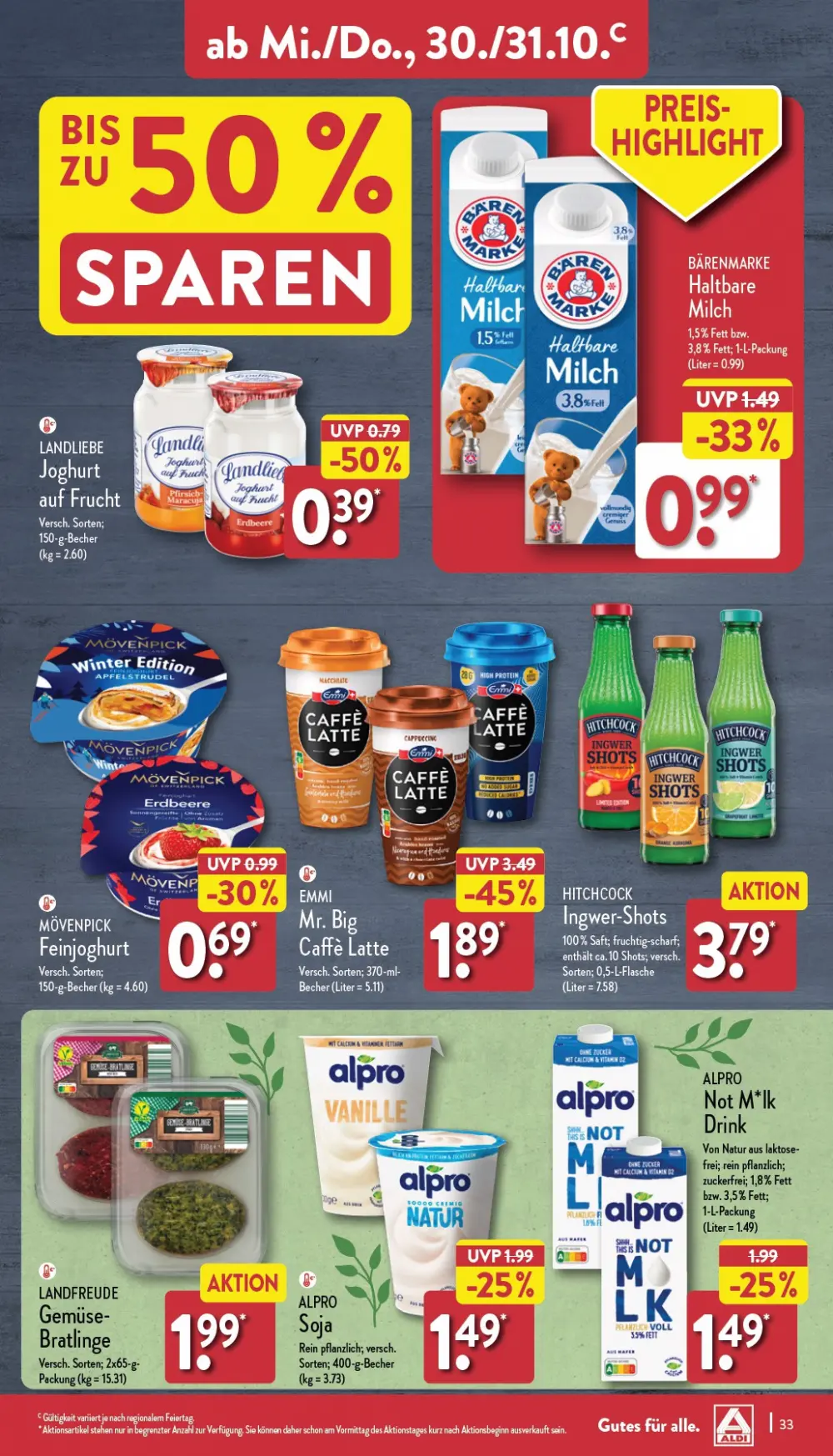 Aldi Nord Prospekt Ab 28.10.2024 Montag 33 seite