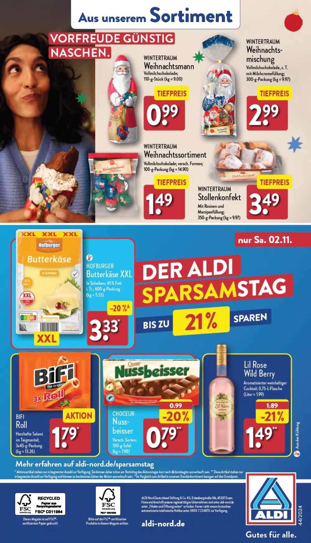 Aldi Nord Prospekt Ab 28.10.2024 Montag 41 seite