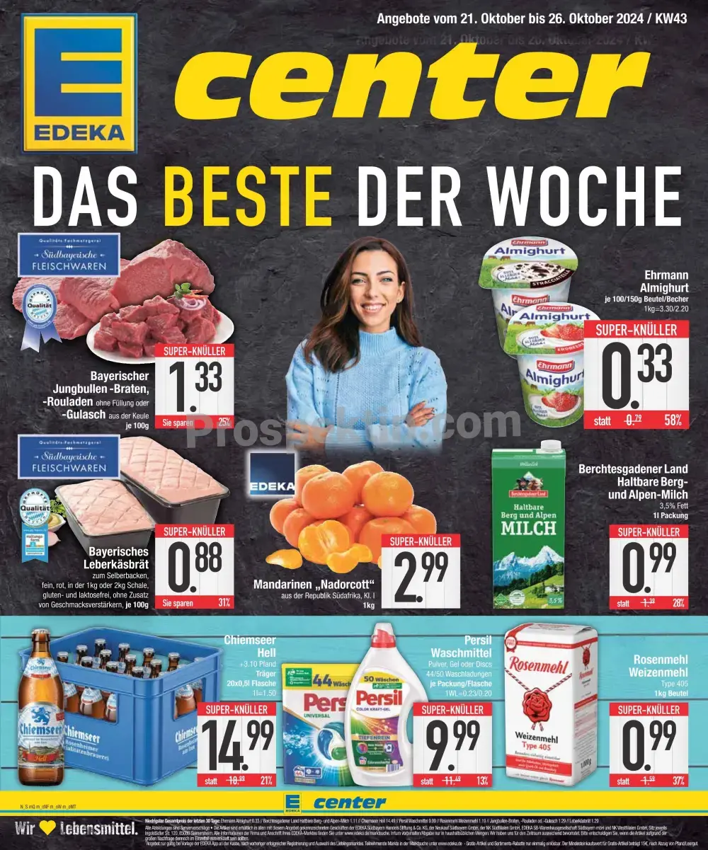 E Center Prospekt Ab 21.10.2024 Montag 1 seite