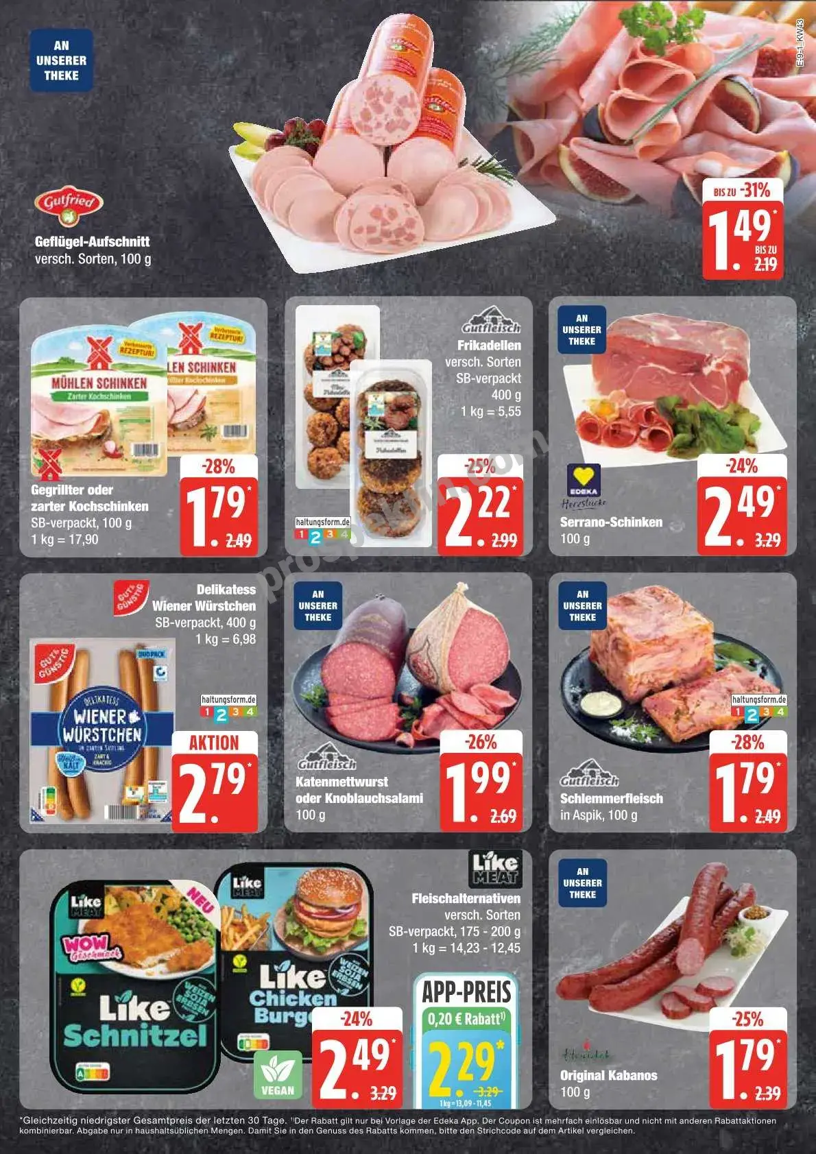 Edeka Nord Prospekt Ab 21.10.2024 Montag 9 seite