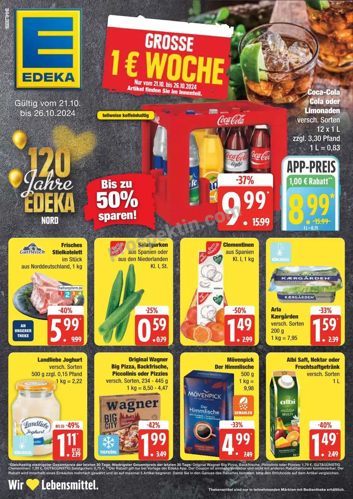 Edeka Nord Prospekt Ab 21.10.2024 Montag 1 seite