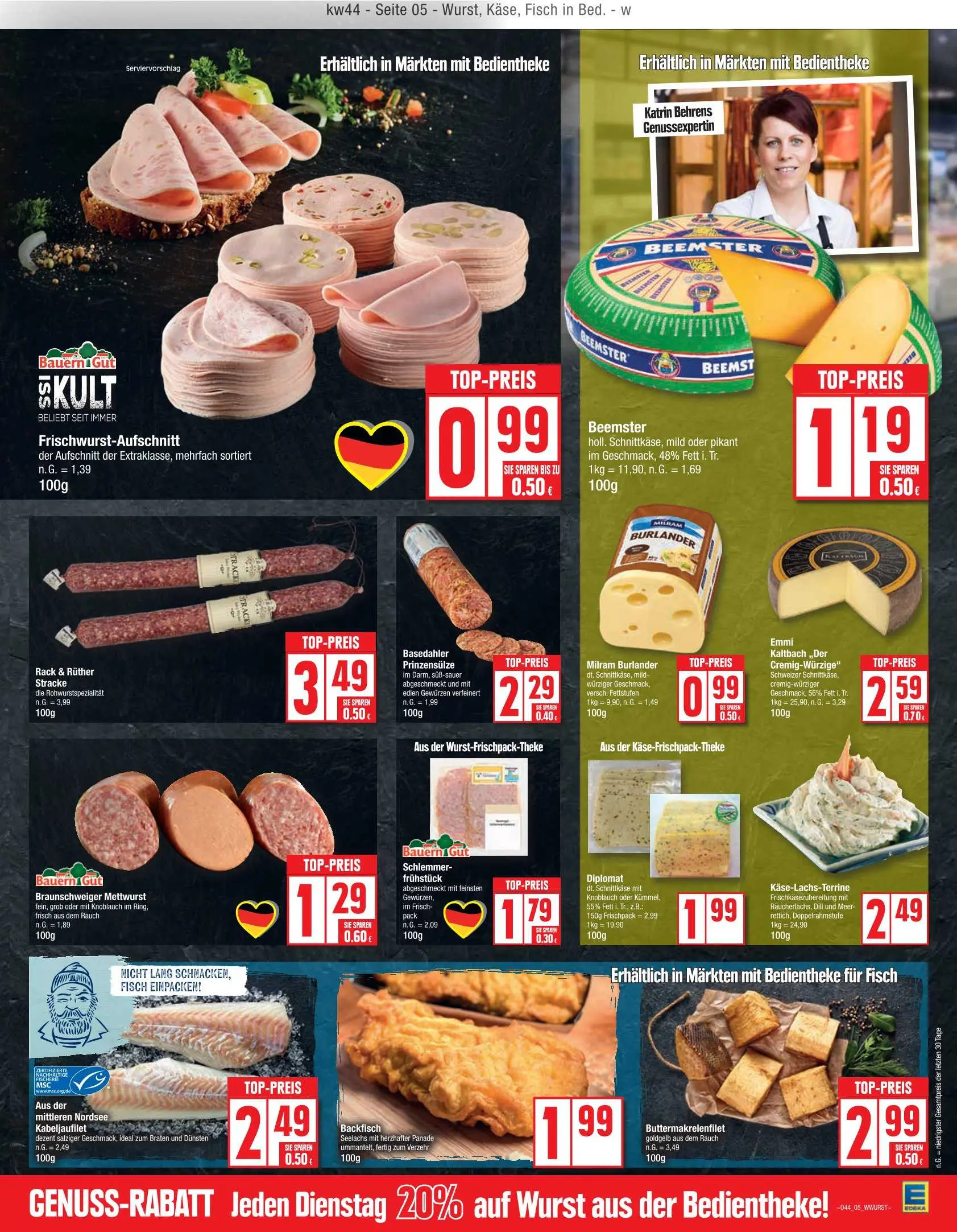 Edeka Prospekt Ab 28.10.2024 Montag 5 seite