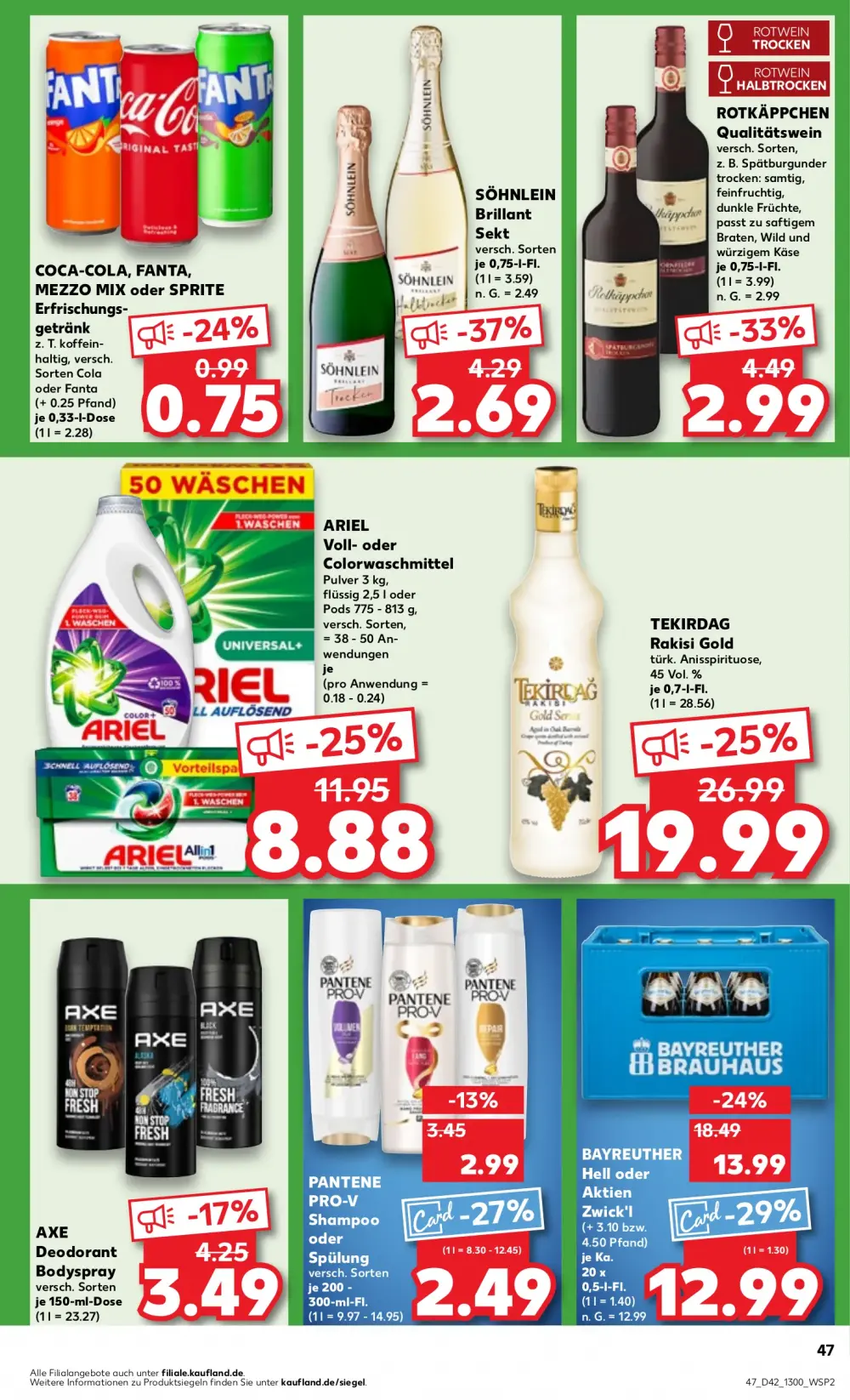 Kaufland Prospekt Ab 17.10.2024 Donnerstag 47 seite